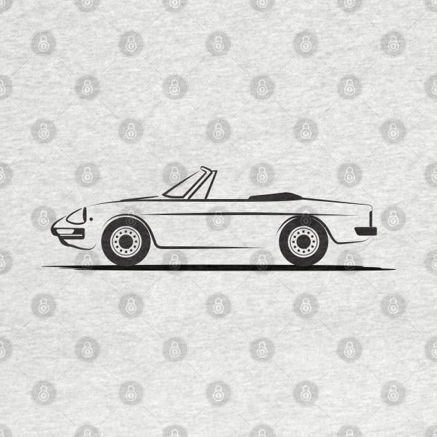 Alfa Romeo Giulietta Spider Duetto 80ies Black by PauHanaDesign